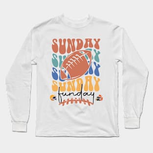 Sunday Funday Football Long Sleeve T-Shirt